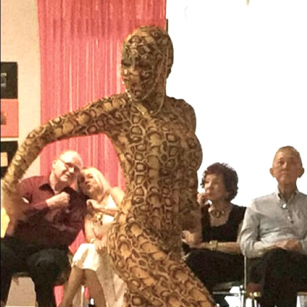 Snake print Unitards